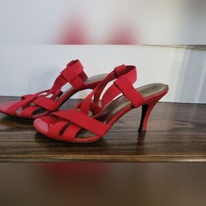 Dexflex Comfort Red Sling Back Strapy Open Toe Formal/Casual Dress Sandal 8.5